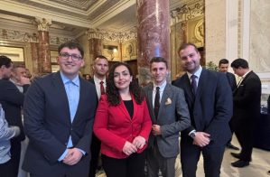 Foto mit Präsidentin